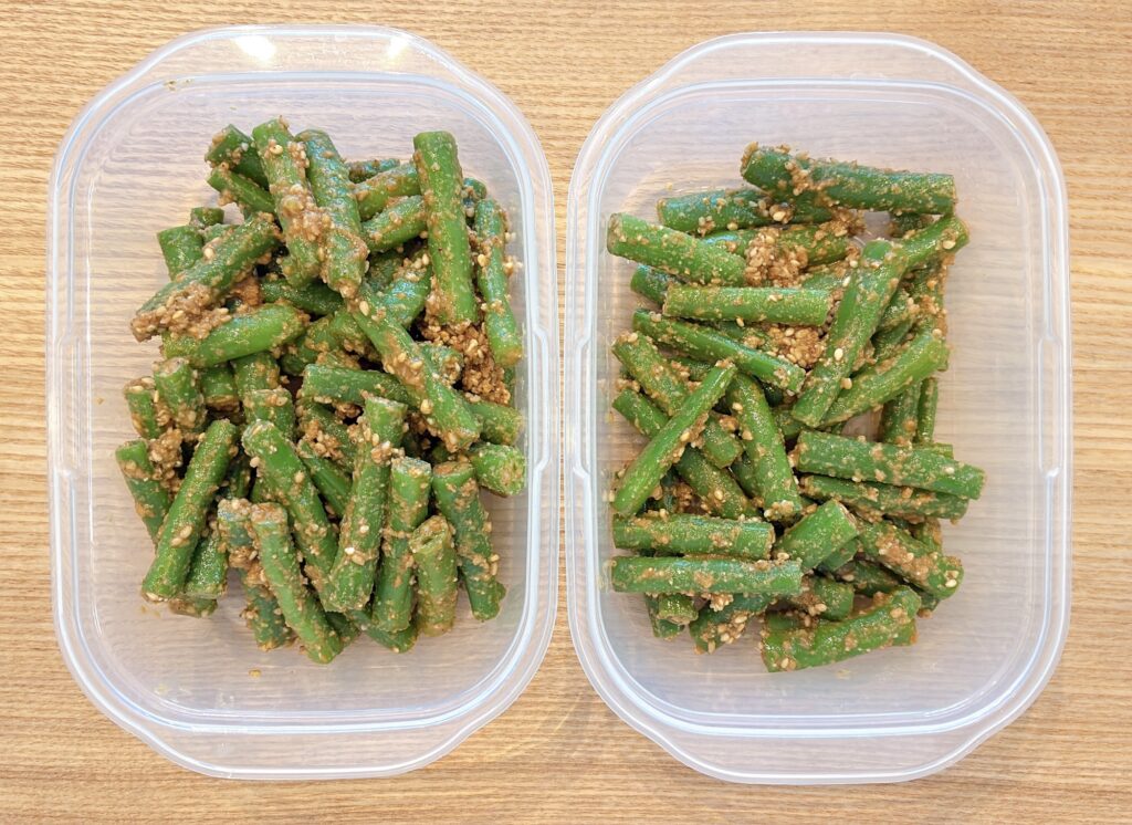 インゲンの胡麻和え