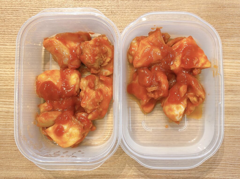 鶏もも肉のケチャップ煮