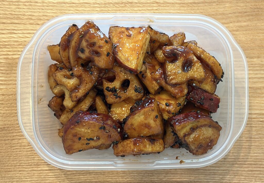 薩摩芋とレンコンのデパ地下風